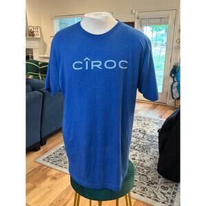 CIROC BLUE LOGO T SHIRT MENS XL